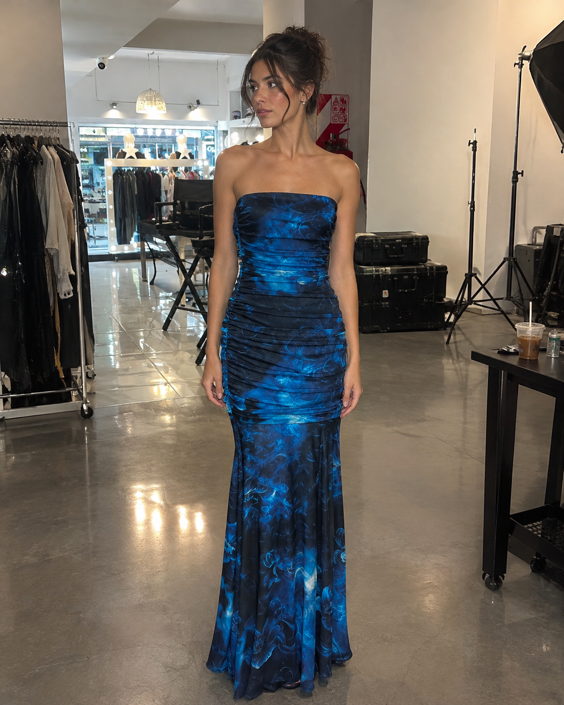 Vestido estampado microtul 3