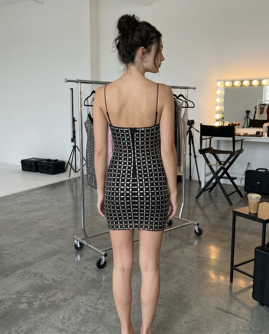 Vestido Espejos Corto